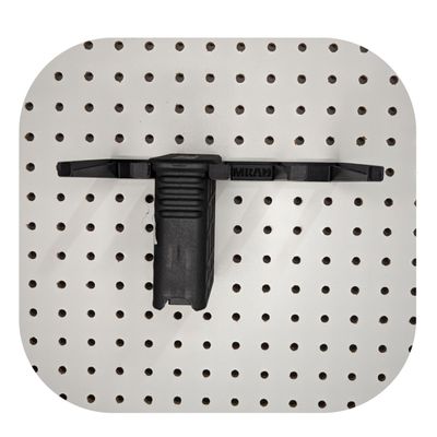 Hammy3DPrints Mount for Barrett MRAD 300WM/7mm Mags - Pegboard/Metal Pegboard/Skadis/etc. | Magazine Holder Storage Rack (Heavyweight Diamond Plate Steel)