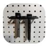 Hammy3DPrints Mount for Sig P239 and P938 Mags - Pegboard/Metal Pegboard/Skadis/etc. | Magazine Holder Storage Rack (Squarelok) view 1