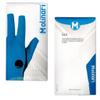 Quality gloves Molinari Billiard Pool Cue Glove - for Left Hand (Right-Handed Player), Small, Cyan view 4
