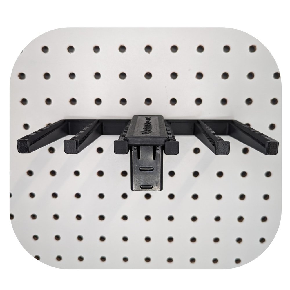 Hammy3DPrints Mount for Remington 770 Long Action Mags - Pegboard/Metal Pegboard/Skadis/etc. | Magazine Holder Storage Rack (Non-Metal Pegboard)