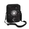 TODIYADDU Black Moon Sun Shoulder Bag for Women Men Crossbody Sling Bag Trendy Messenger Bag Small Cell Phone Purse Holder Wallet Portable Handbags for Notebook Keys Cards Nice Chest Bag view 1