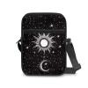 TODIYADDU Black Moon Sun Shoulder Bag for Women Men Crossbody Sling Bag Trendy Messenger Bag Small Cell Phone Purse Holder Wallet Portable Handbags for Notebook Keys Cards Nice Chest Bag view 3