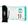 Hall of Games 20-ft Outdoor Volleyball Net and Carrying Bag Set with Adjustable Steel Poles and Official Size Volleyball Perfect for Backyards view 1