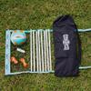 Hall of Games 20-ft Outdoor Volleyball Net and Carrying Bag Set with Adjustable Steel Poles and Official Size Volleyball Perfect for Backyards view 2