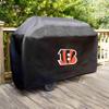 FANMATS 41146 NFL - Cincinnati Bengals Rectangular Black Grill Cover - Fits 3 and 4 Burner Grills - 68in x 21in x 35in view 2