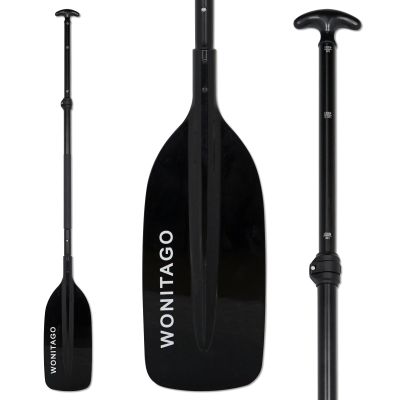 WONITAGO Adjustable Canoe Paddle, Collapsible Boat Paddle, 4-5 FT