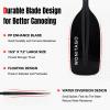 WONITAGO Adjustable Canoe Paddle, Collapsible Boat Paddle, 4-5 FT view 3