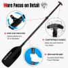 WONITAGO Adjustable Canoe Paddle, Collapsible Boat Paddle, 4-5 FT view 4