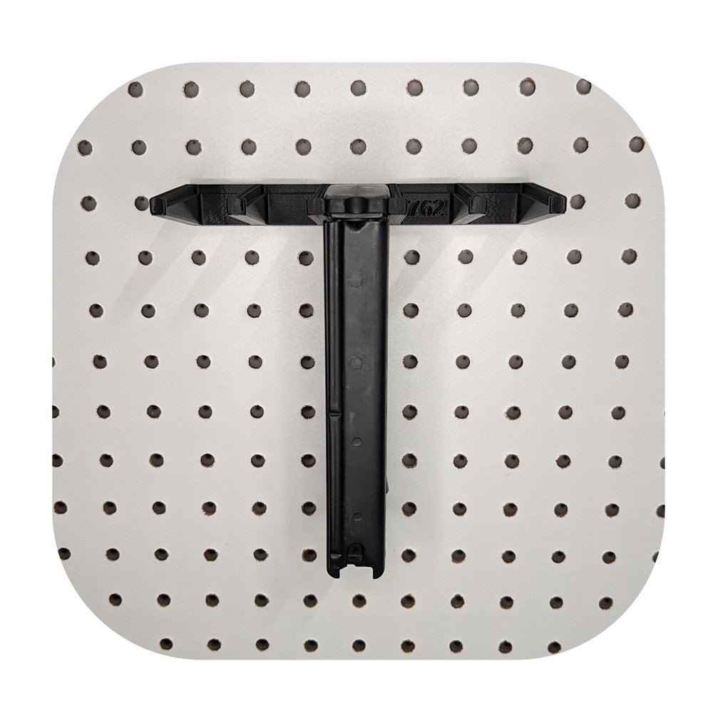 Hammy3DPrints Mount for FN Scar 17/17S 762 Mags - Pegboard/Metal Pegboard/Skadis/etc. | Magazine Holder Storage Rack (Vault Tek)