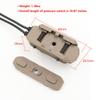 LThyzszb Tactical Dual Remote Pressure Switch Compatible with 2.5mm Plug PEQ-15 & DBAL & SF M300/340/M600/640DF Weapon Lights and Lasers (2.5mm Plug-Tan) view 2