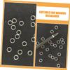 SUPVOX 100pcs Dart Accessory Dart Shafts o Ring Metal Shafts Replacement o Shape Ring for Flights view 3