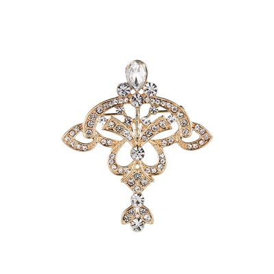 WCB1FPu Women's Brooches Pins Vintage Diamond Brooch Personality Love Brooch Silk Scarf Pin Accessories Decorations
