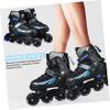 KOMBIUDA 1pair Inline Skates for Men and Women Inline Hockey Skates Stylish Design Comfortable Fit Suitable for Adults and Boys and Girls Includes Storage Bag view 2
