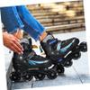 KOMBIUDA 1pair Inline Skates for Men and Women Inline Hockey Skates Stylish Design Comfortable Fit Suitable for Adults and Boys and Girls Includes Storage Bag view 4