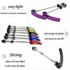 Quick Release Skewers,Bike Quick Release Bicycle Skewers Ultralight Quick Release Skewers MTB Road Bike Quick Release Front Rear Wheel Hub Skewers Bicycle Parts (Color : Gold) view 4