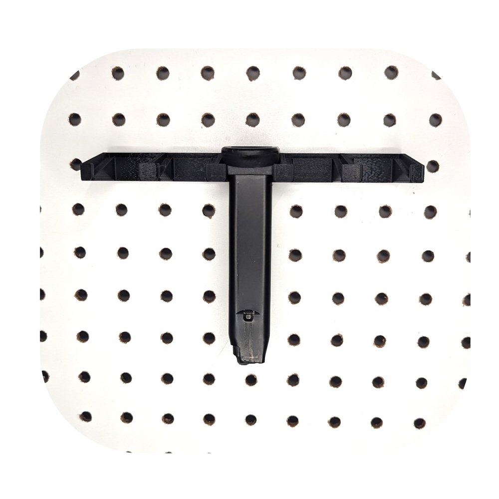 Hammy3DPrints Mount for HK USP Compact 9mm Mags - Pegboard/Metal Pegboard/Skadis/etc. | Magazine Holder Storage Rack (Wall Control/Gun Pegboard)