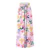 NineFit Basics Women's Yoga Pants, Pink, 4XL, Palazzo, High Waist, Wide Leg, Loose Fit, Boho, Casual, Lounge, With Pockets view 3