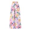 NineFit Basics Women's Yoga Pants, Pink, 4XL, Palazzo, High Waist, Wide Leg, Loose Fit, Boho, Casual, Lounge, With Pockets view 4