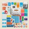 EVERLIT Care Rescue Pack | Family-Friendly First Aid Kit for Kids with 200 Pcs Medical Supplies | Travel-Friendly Compact Storage Bag for Home, Car, Travel, Camping, Adventure (Rainbow) view 2