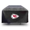 FANMATS 41141 NFL - Kansas City Chiefs Rectangular Black Grill Cover - Fits 3 and 4 Burner Grills - 68in x 21in x 35in view 1