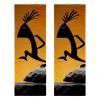 VTGHDEEQ Gym Towels,Hand Towels,Workout Towels for Gym Bag,Ancient Ethnic Style People,2-Pc, 11.5x32 in, Z6nn3fqptldb, Zx2c7yovexop view 1