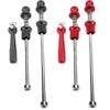 GERRIT Quick Release Skewers,Bike Quick Release Bicycle Skewer Set Ultralight Aluminum Alloy Bike -Theft Quick Release Skewers Wheels Locking Security Tool Wheel Hub Skewer (Color : Black) view 2
