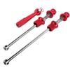 GERRIT Quick Release Skewers,Bike Quick Release Bicycle Skewer Set Ultralight Aluminum Alloy Bike -Theft Quick Release Skewers Wheels Locking Security Tool Wheel Hub Skewer (Color : Black) view 3