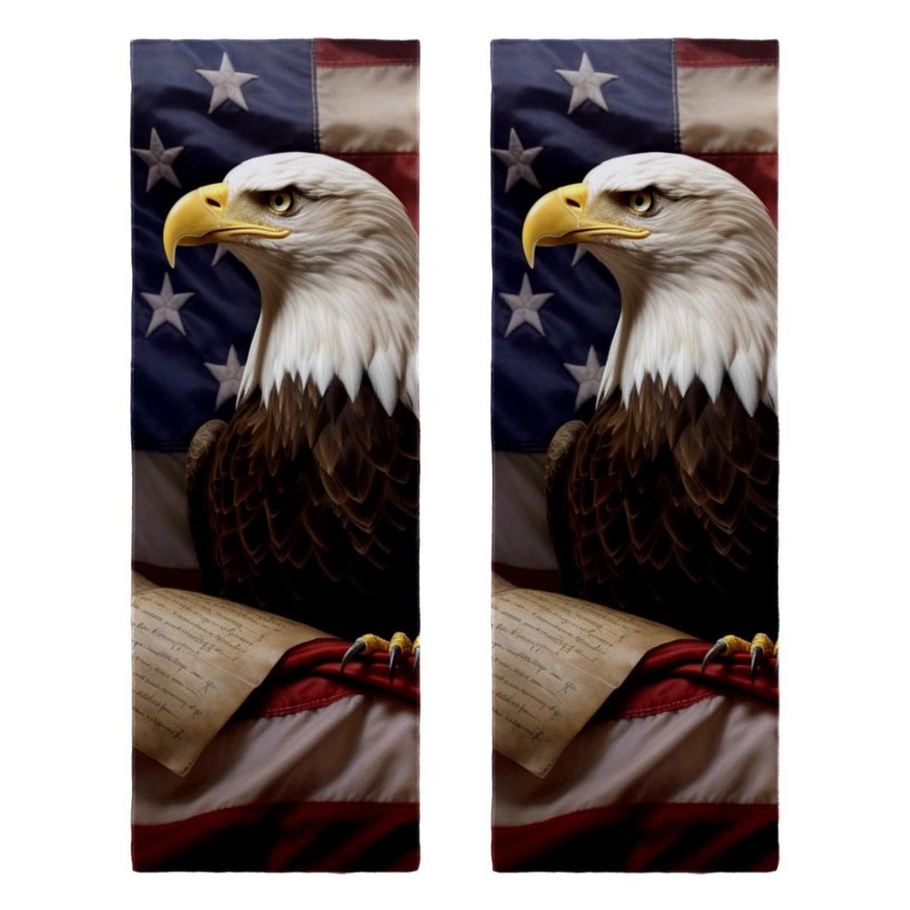 VTGHDEEQ Gym Towels,Hand Towels,Workout Towels for Gym Bag,Bird American Flag Eagle,2-Pc, 11.5x32 in, F4fu1yfammtf, Ow0p7hzldfis
