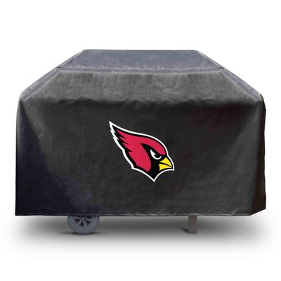 FANMATS 41158 NFL - Arizona Cardinals Rectangular Black Grill Cover - Fits 3 and 4 Burner Grills - 68in x 21in x 35in