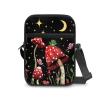 TODIYADDU Red Mushroom Messenger Bag for Women Crossbody Purse Frog Butterfly Shoulder Bag with Zipper Closure Waterproof Travel Sling Bag for Watch Cards Lipstick Small Cell Phone Purse Wallet view 3