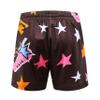 DIOTSR Mens Graphic Basketball Shorts Elastic Waistband Athletic Running Active Shorts Casual Streetwear (01 Star-Coffee,X-Large) view 4