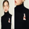 WCB1FPu Women's Brooch Personality Pin Fashion Corsage Bunny Personality Temperament Pin Collar Pin Buckle Suit Accessories Pectoral view 3