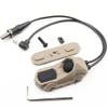 LThyzszb Tactical Dual Remote Pressure Switch Compatible with 3.5mm Plug PEQ-15 & DBAL & SF M300/340/M600/640DF Weapon Lights and Lasers (3.5mm Plug-Tan) view 1