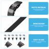 balacoo 2 Set Roller Skate Strap Replacement Inline Roller Skate Shoes Energy Strap Buckles with Screws, Nuts for Men Women Kids Skating Parts, 28.00X2.50X1.20CM, Black, NX58YO1171LWF view 4