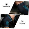 KOMBIUDA 2pcs Elastic Knee Sleeve for Sports Breathable Multi-use Knee Brace for Running Cycling Yoga and Climbing Comfortable Support for Joint Lake view 3