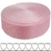 ZHFMLY Pink 3/8 Inch Nylon Webbing Strap with D-Rings 10 Yards view 1