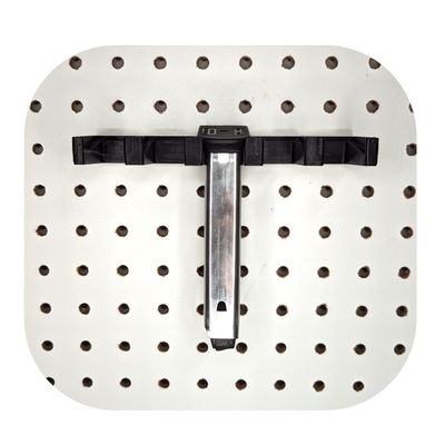Hammy3DPrints Mount for Springfield XD 40 Mags - Pegboard/Metal Pegboard/Skadis/etc. | Magazine Holder Storage Rack (Heavyweight Diamond Plate Steel)