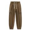Maiyifu-GJ Men's Cargo Joggers Pants Elastic Waist Drawstring Multi Pockets Sweatpants Casual Athletic Trousers Streetwear (Coffee,3X-Large) view 1