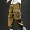 Maiyifu-GJ Men's Cargo Joggers Pants Elastic Waist Drawstring Multi Pockets Sweatpants Casual Athletic Trousers Streetwear (Coffee,3X-Large) view 2