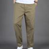 Maiyifu-GJ Men's Lightweight Hiking Trousers Casual Loose Cargo Pants Elastic Waist Stretch Joggers Sweatpants with Pockets (Khaki,Medium) view 2