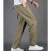 Maiyifu-GJ Men's Lightweight Hiking Trousers Casual Loose Cargo Pants Elastic Waist Stretch Joggers Sweatpants with Pockets (Khaki,Medium) view 3