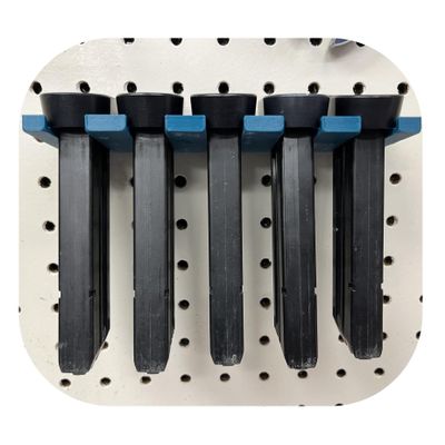 Hammy3DPrints Mount for Taurus TX22 Mags - Pegboard/Metal Pegboard/Skadis/etc. | Magazine Holder Storage Rack (Heavyweight Diamond Plate Steel)