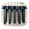 Hammy3DPrints Mount for Taurus TX22 Mags - Pegboard/Metal Pegboard/Skadis/etc. | Magazine Holder Storage Rack (Heavyweight Diamond Plate Steel) view 1
