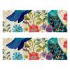 VTGHDEEQ Bathroom Hand Towels,Workout Towels for Gym Sweat,Yoga Mat Towel,Floral Peacock,2-Pc, 11.5x32 in, T2yi6zearndr, Yk4c0lykdiio view 1