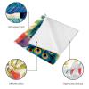 VTGHDEEQ Bathroom Hand Towels,Workout Towels for Gym Sweat,Yoga Mat Towel,Floral Peacock,2-Pc, 11.5x32 in, T2yi6zearndr, Yk4c0lykdiio view 3