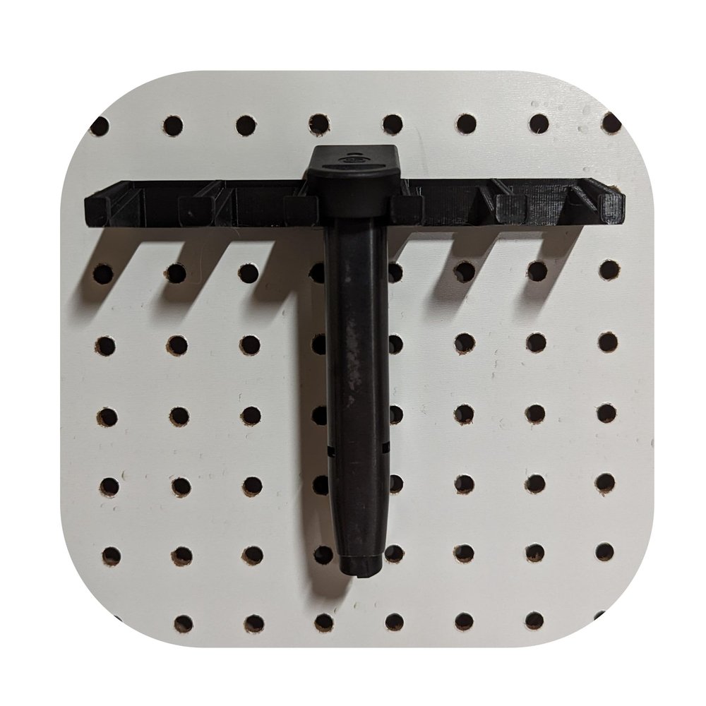Hammy3DPrints Mount for Jericho 941 Mags - Pegboard/Metal Pegboard/Skadis/etc. | Magazine Holder Storage Rack (Wide: Wall Control)