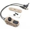 LThyzszb Tactical Dual Remote Pressure Switch Compatible with Crane Laser & SF M300/340/M600/640DF Weapon Lights and Lasers (Crane Laser Plug-Tan)