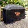 FANMATS 41164 NFL - Washington Commanders Rectangular Black Grill Cover - Fits 3 and 4 Burner Grills - 68in x 21in x 35in view 2