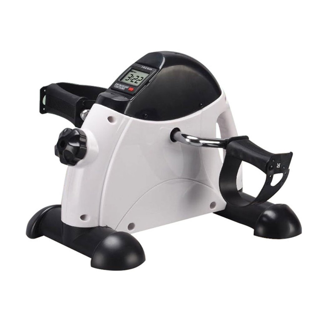 CHDGSJ Under Desk Bike Pedal Exerciser,Mini Exercise Bike Leg Machine Digital Under Desk Bike Foot Cycle Arm/Leg Pedal Machine with LCD