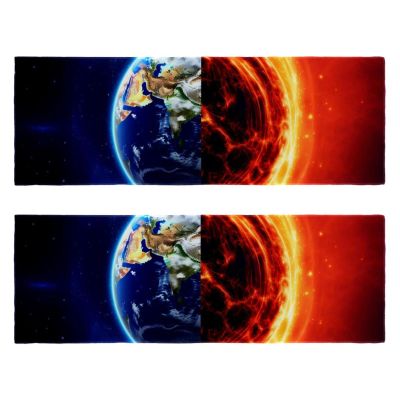VTGHDEEQ Gym Towels,Hand Towels,Workout Towels for Gym Bag,3D Yin Yang Gossip Sun Earth,2-Pc, Q7cg6lonwrcb, Au3w5mkyicdi
